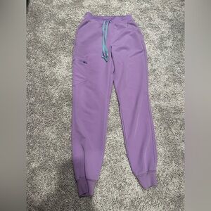 Figs Lilac Dawn Zamora High Waisted Joggers XS Tall